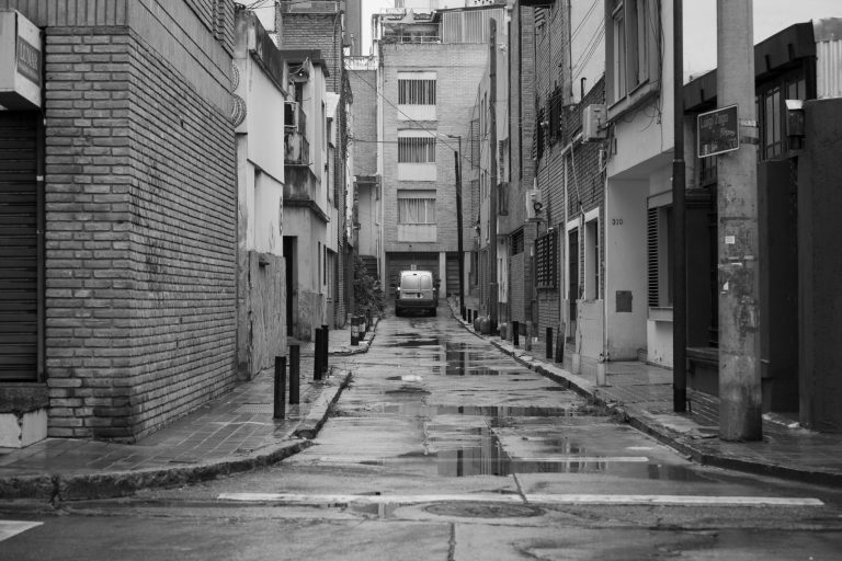 Autonomous vehicle navigating urban environment
