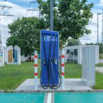 EV charging infrastructure in an urban setting